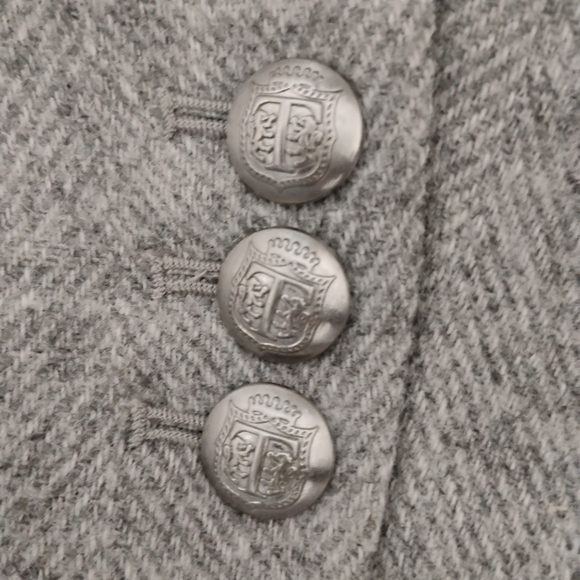 Talbots Aberdeen Wool Blend Herringbone Tweed Blazer 4 - Picture 13 of 16